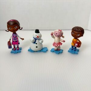 Disney’s Doc McStuffins Lot of 4 PVC Figures Cake Toppers Disney Characters